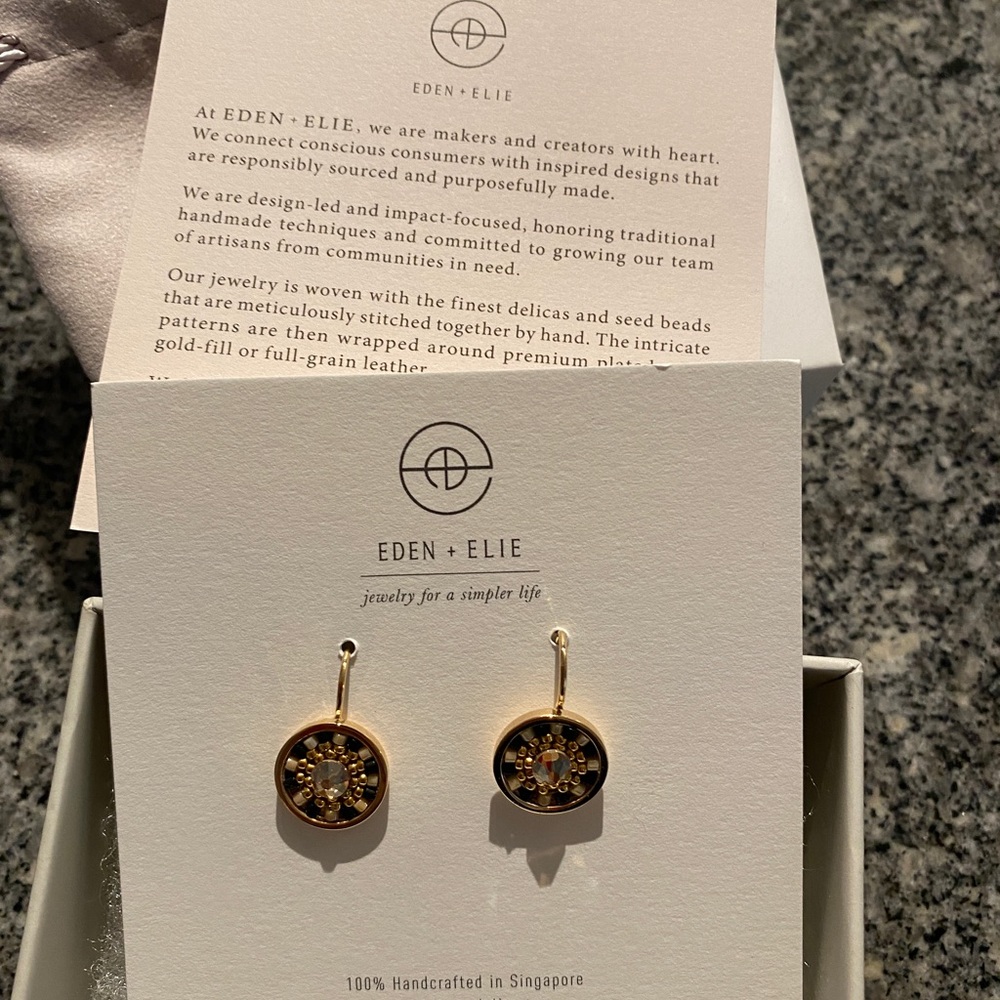 Eden and Elie earrings handmade
